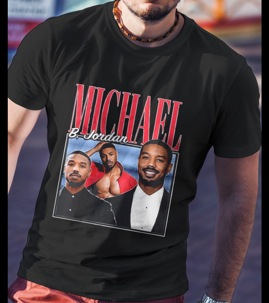 Michael B. Jordan Iconic Style And Charisma T-Shirt