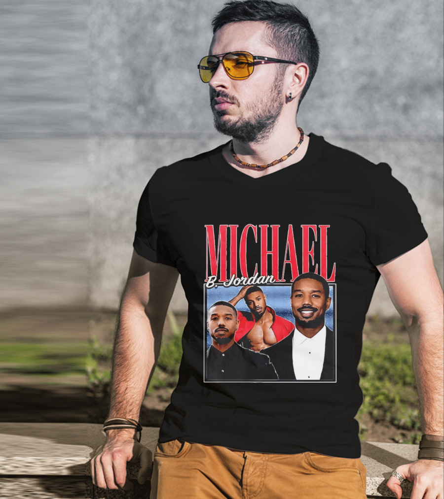 Michael B. Jordan Iconic Style And Charisma T-Shirt