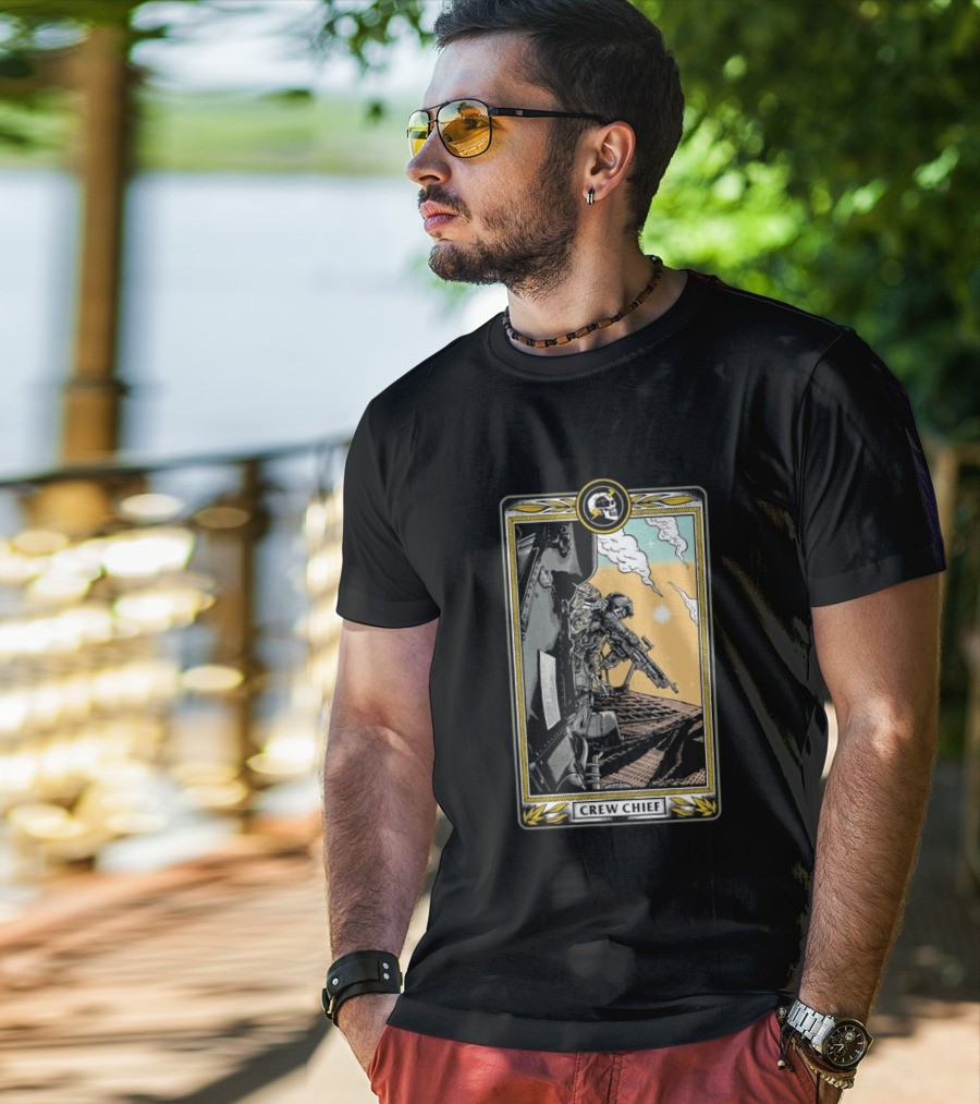Crew Chief Otx Nation Tactical Helicopter Operator T-Shirt