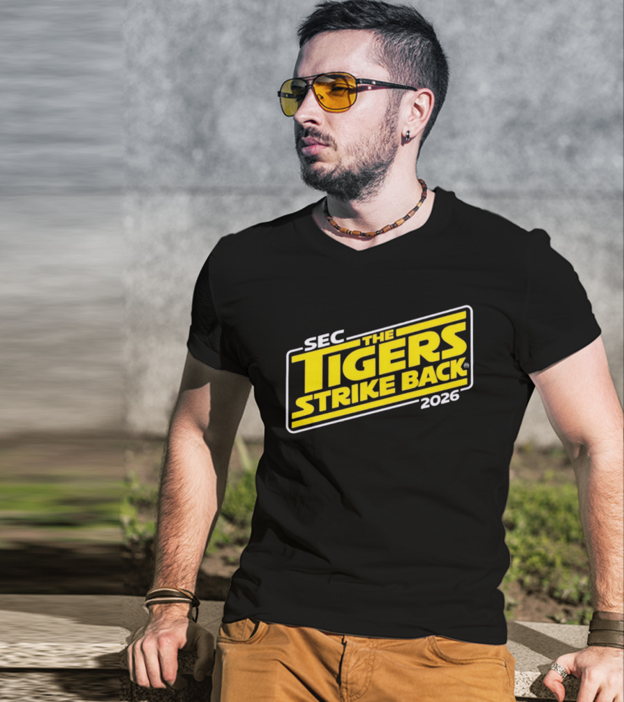 SEC The Tigers Strike Back 2026 LSU T-Shirt
