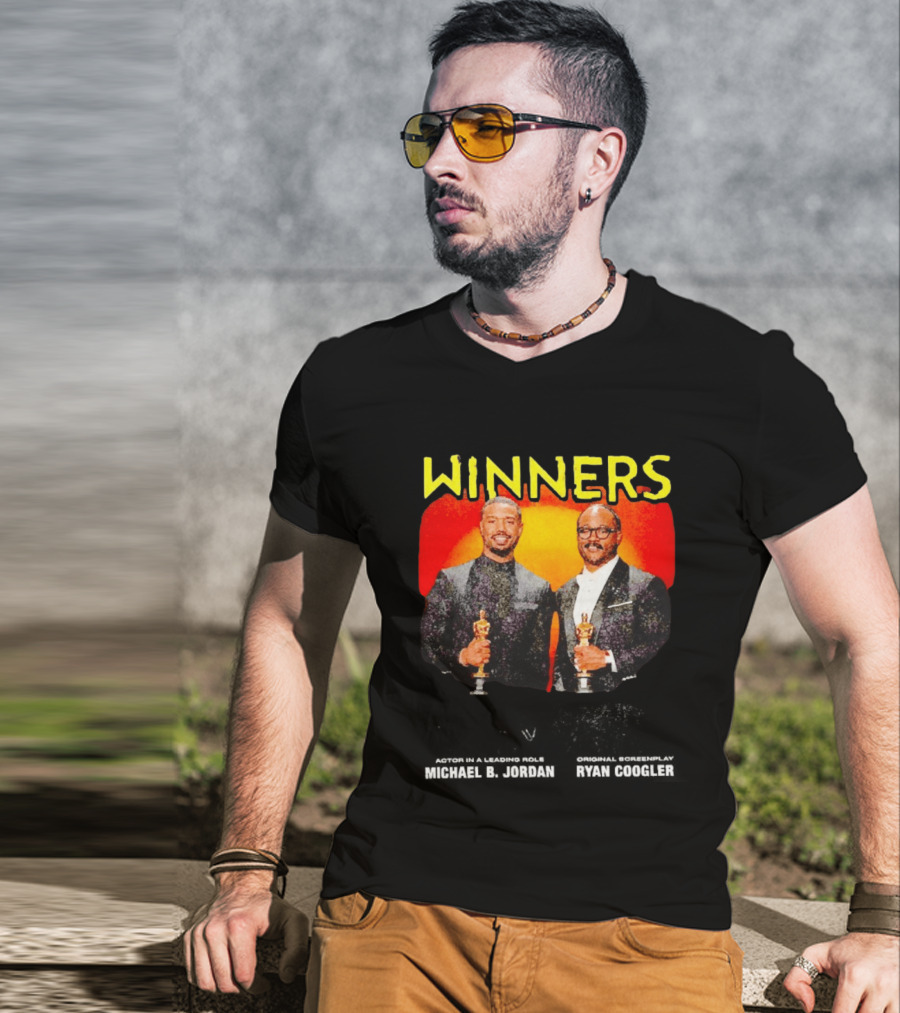 Winners Movie Award Michael B. Jordan Ryan Coogler Oscars T-Shirt