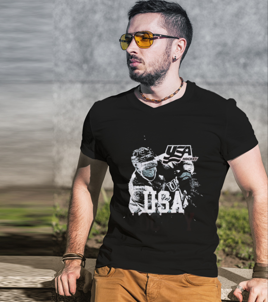 USA Hockey Player Vintage Ice Champion T-Shirt