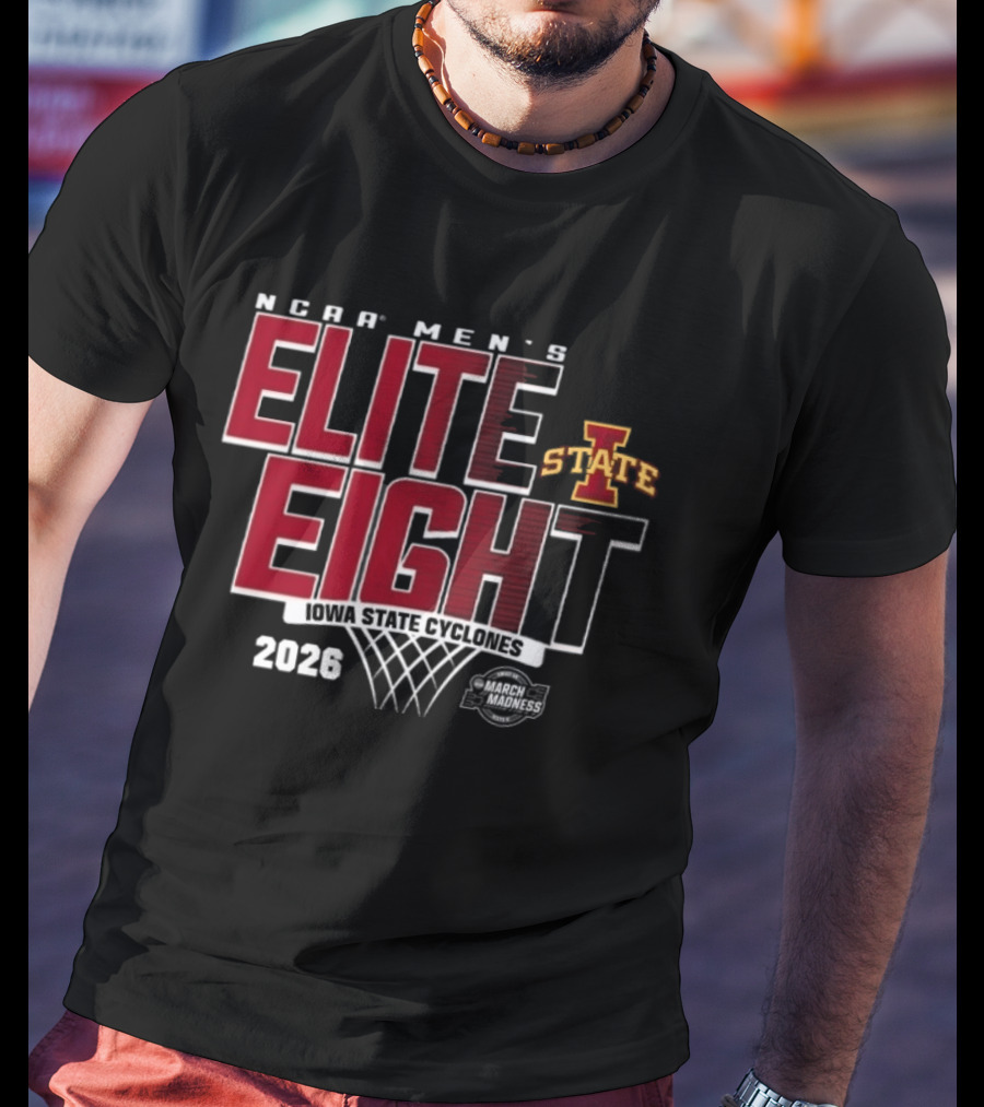 Elite Eight 2026 Iowa State Cyclones NCAA Men's March Madness T-Shirt