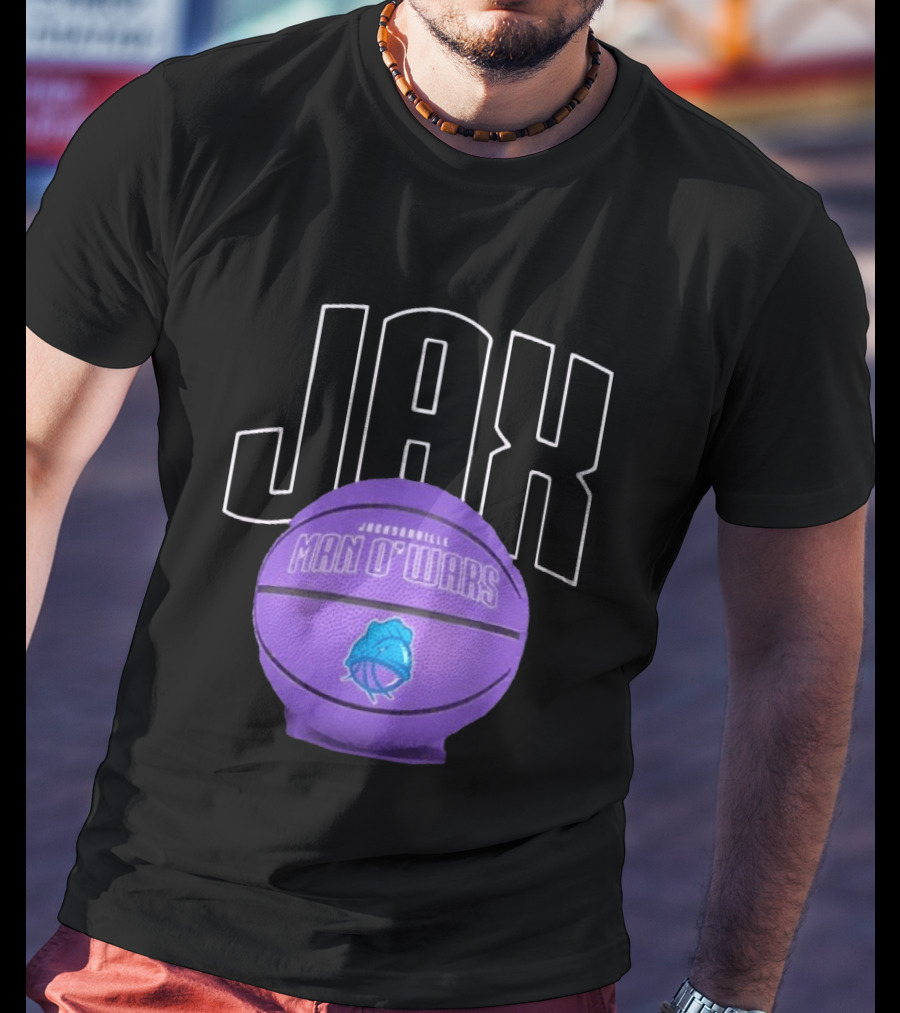 Jacksonville JAX Man O'Wars Basketball Team T-Shirt