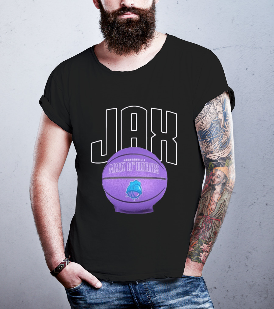 Jacksonville JAX Man O'Wars Basketball Team T-Shirt