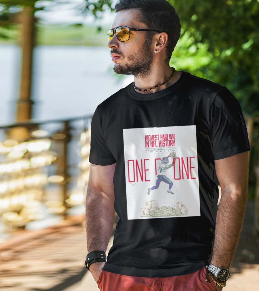 Jaxon Smith Njigba Seattle Seahawks One Of One Highest Paid WR In NFL History T-Shirt