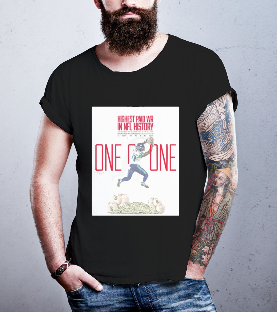 Jaxon Smith Njigba Seattle Seahawks One Of One Highest Paid WR In NFL History T-Shirt