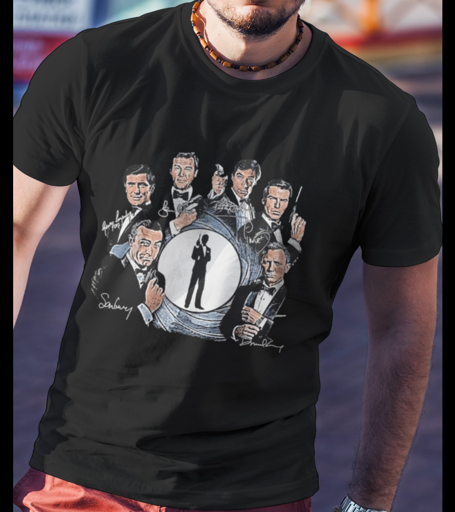 You Know His Name James Bond Movies Actors T-Shirt