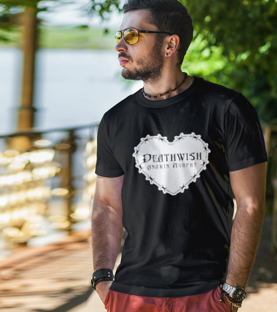 Anakin Murphy Barbed Wire Heart T-Shirt
