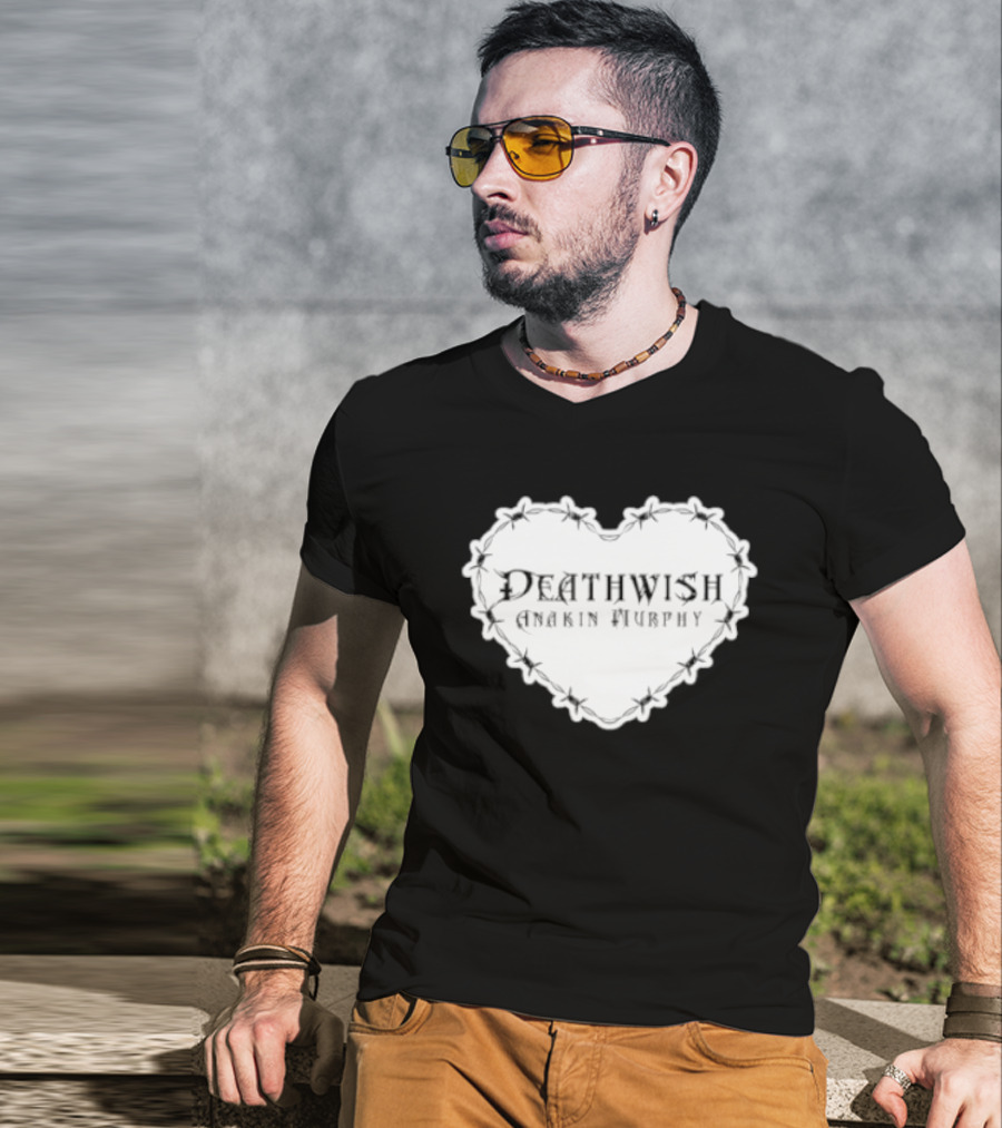 Anakin Murphy Barbed Wire Heart T-Shirt
