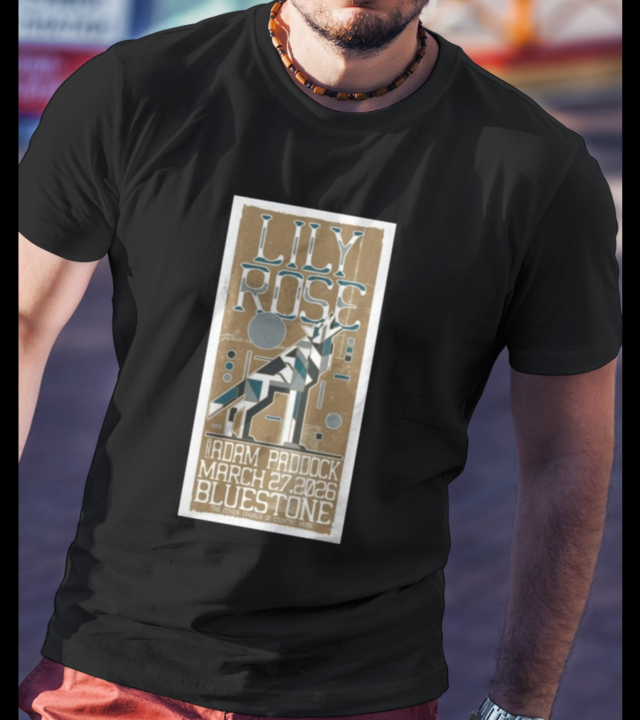 Lily Rose Adam Paddock March 27 2026 Bluestone T-Shirt