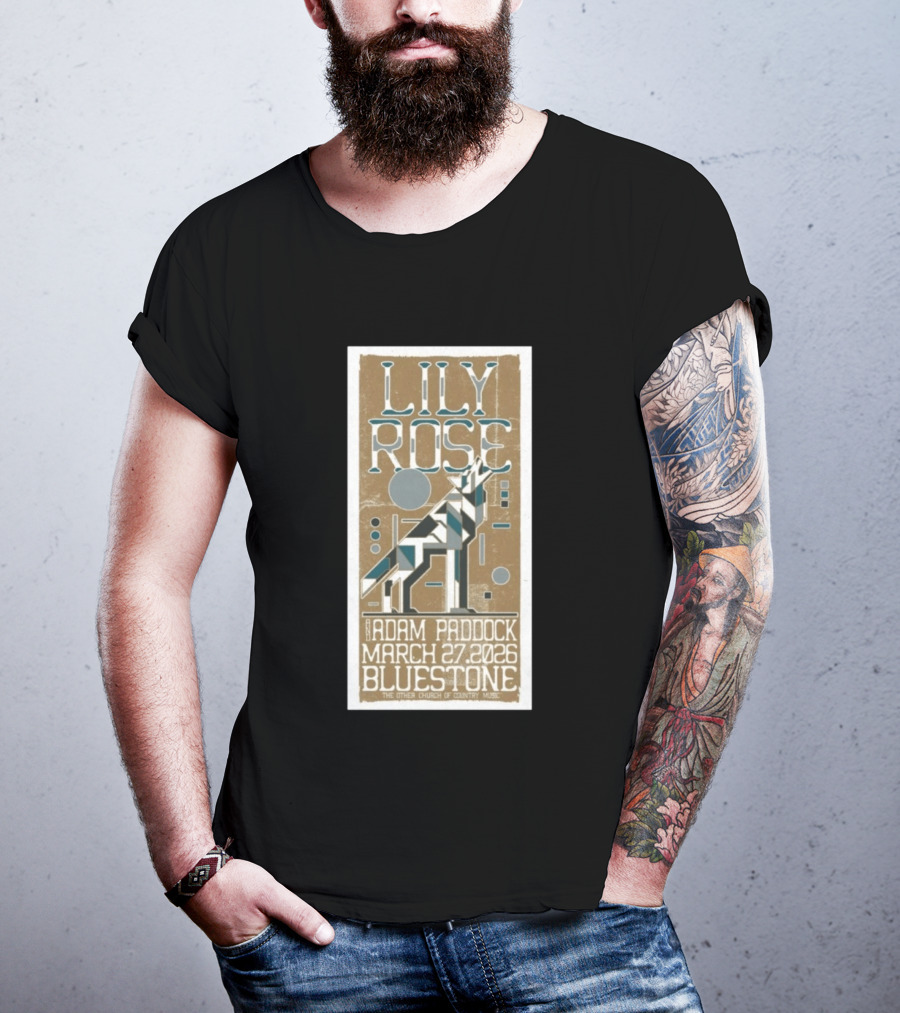 Lily Rose Adam Paddock March 27 2026 Bluestone T-Shirt
