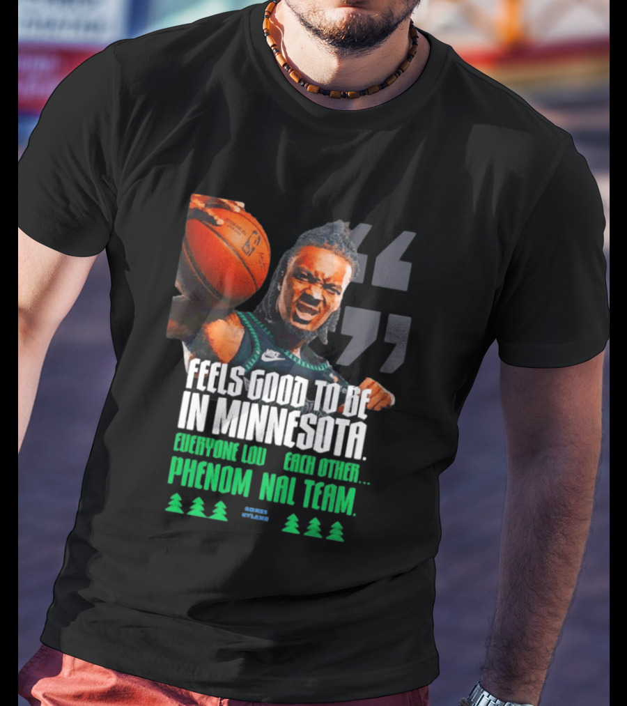 Bones Hyland Nike Basketball Minnesota Timberwolves Phenomenal Team T-Shirt