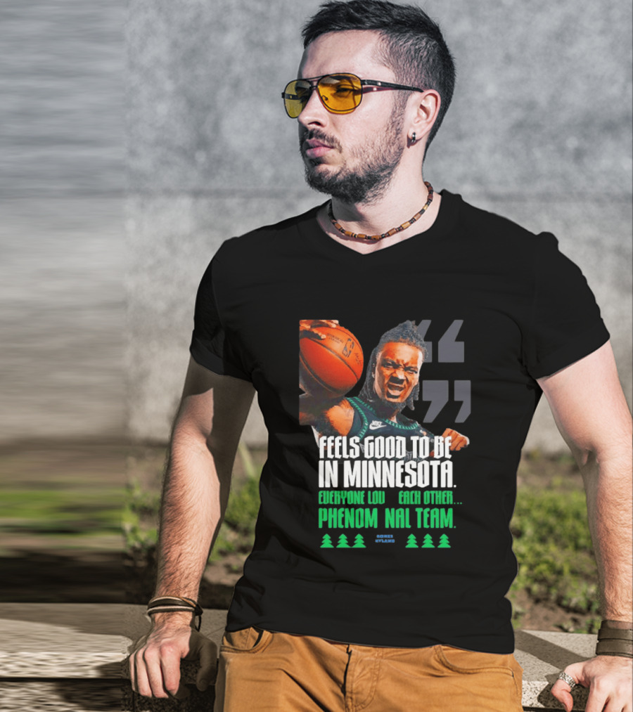 Bones Hyland Nike Basketball Minnesota Timberwolves Phenomenal Team T-Shirt