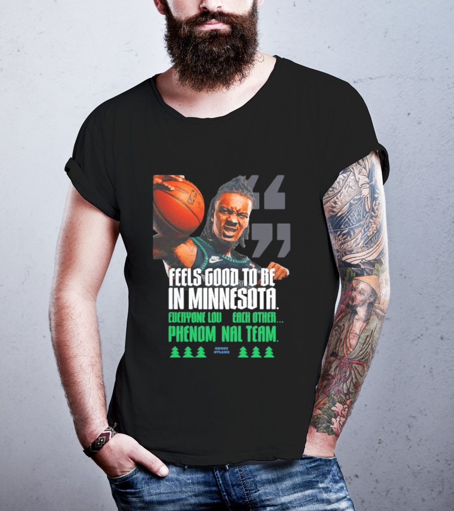 Bones Hyland Nike Basketball Minnesota Timberwolves Phenomenal Team T-Shirt