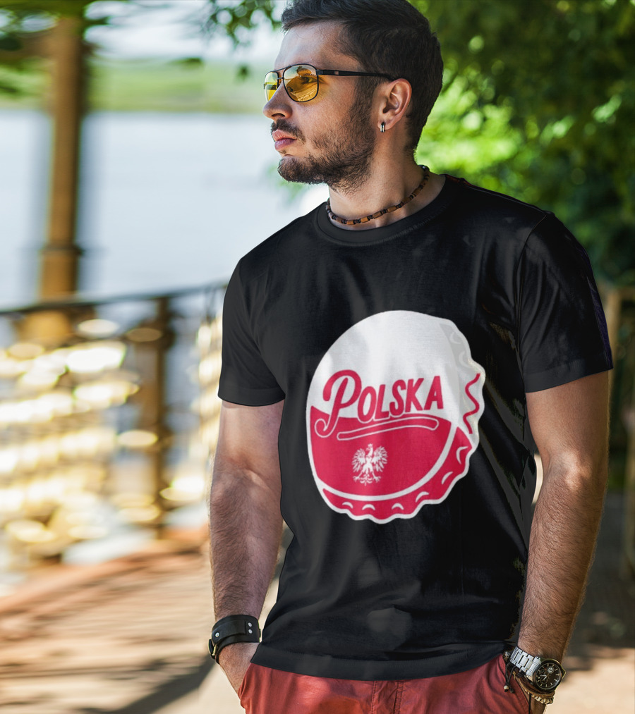 Polska Buffalo Bottle Cap Eagle T-Shirt