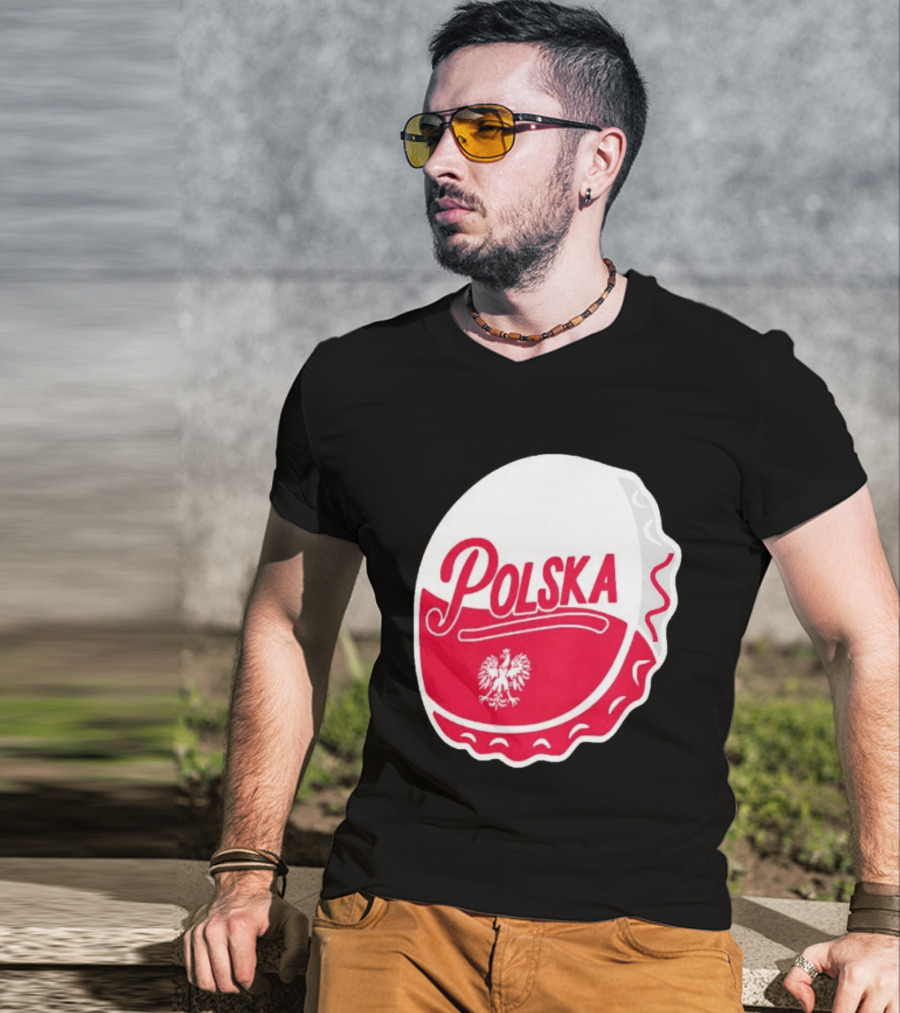 Polska Buffalo Bottle Cap Eagle T-Shirt