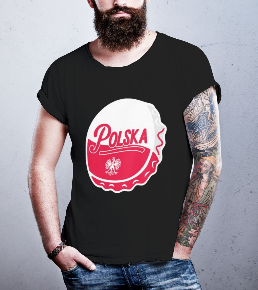 Polska Buffalo Bottle Cap Eagle T-Shirt
