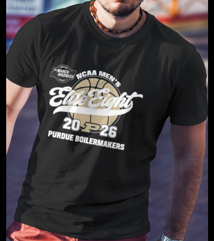 Purdue Boilermakers 2026 NCAA Men's Elite Eight Basketball Tournament March Madness T-Shirt