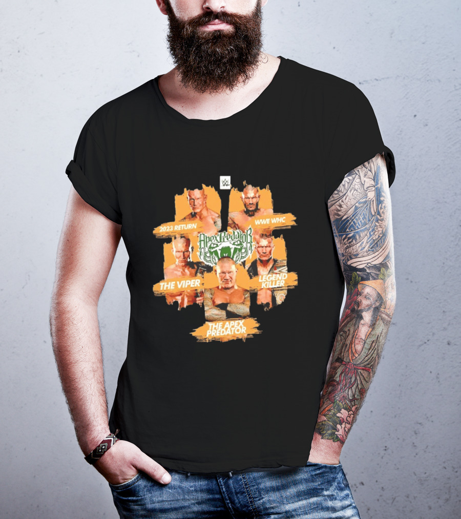 WWE WHC 2023 Randy Orton The Viper Legend Killer Apex Predator Return T-Shirt
