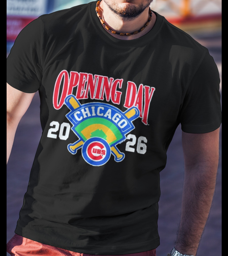 Chicago Cubs 2026 MLB Opening Day T-Shirt