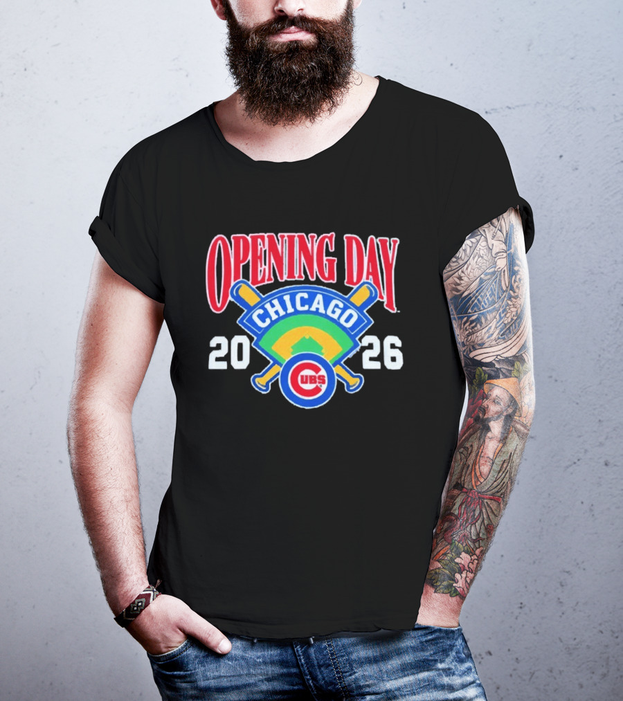 Chicago Cubs 2026 MLB Opening Day T-Shirt