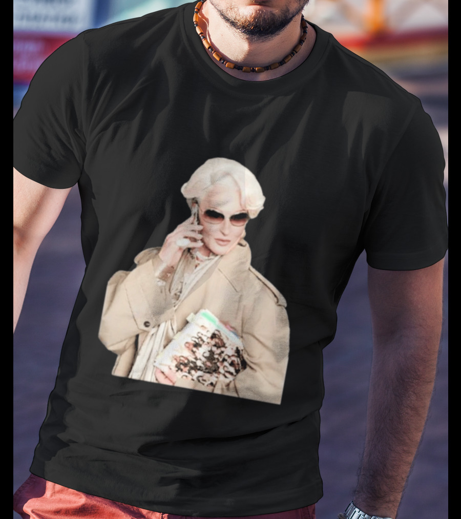 Miranda Priestly Iconic Fashion Boss With Sunglasses And Phone T-Shirt