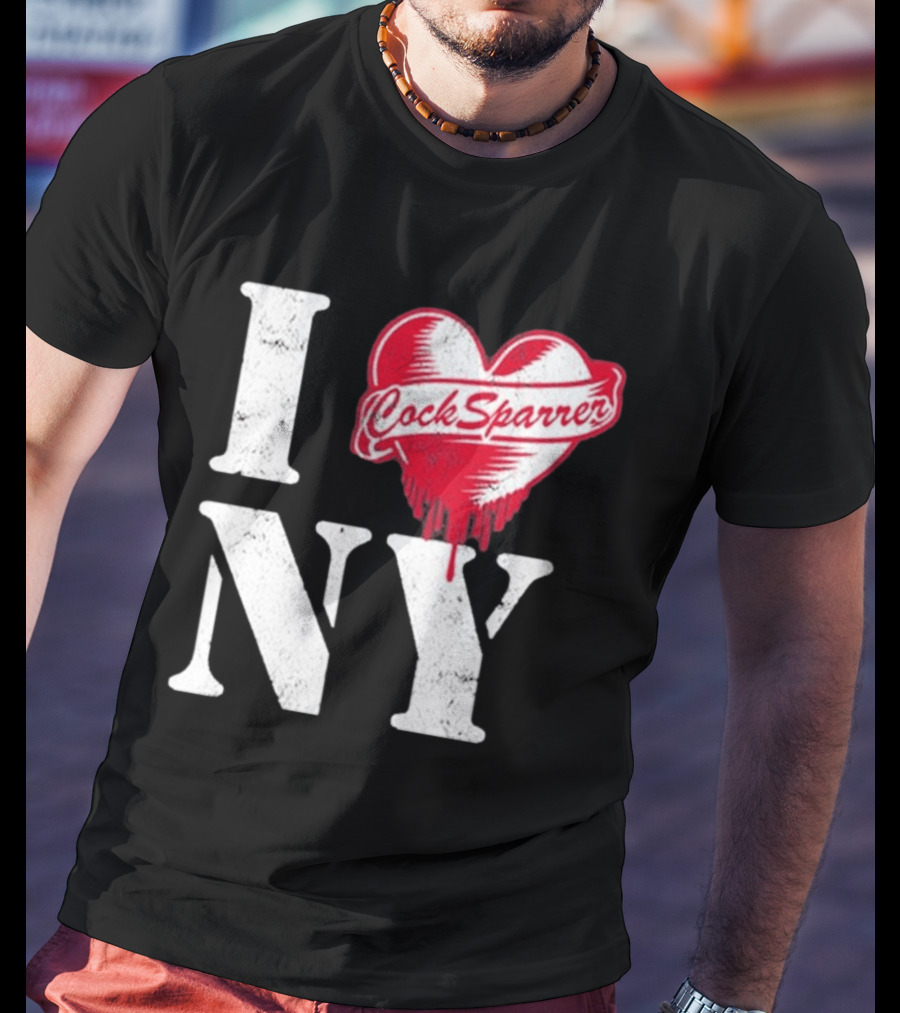 I Love NY Cock Sparrer Heart Design 2026 Concert Tour New York T-Shirt