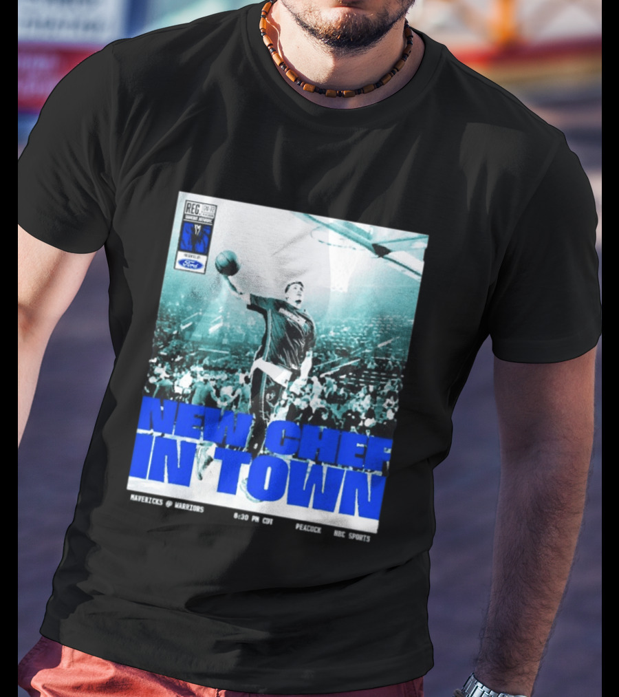 Dallas Mavericks New Chef In Town Cooper Flagg 2025 2026 NBA Season T-Shirt