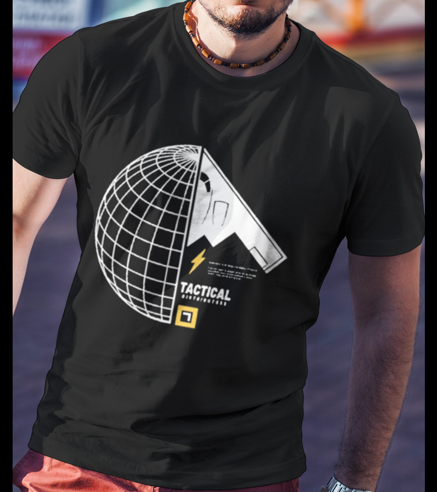 Tactical Distributors Core Network Globe And Lightning T-Shirt