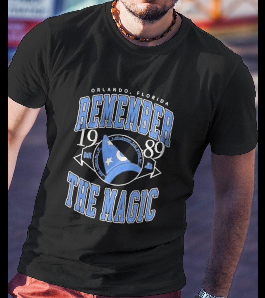 Orlando Florida Remember The Magic 1989 Hat Stars Moon T-Shirt