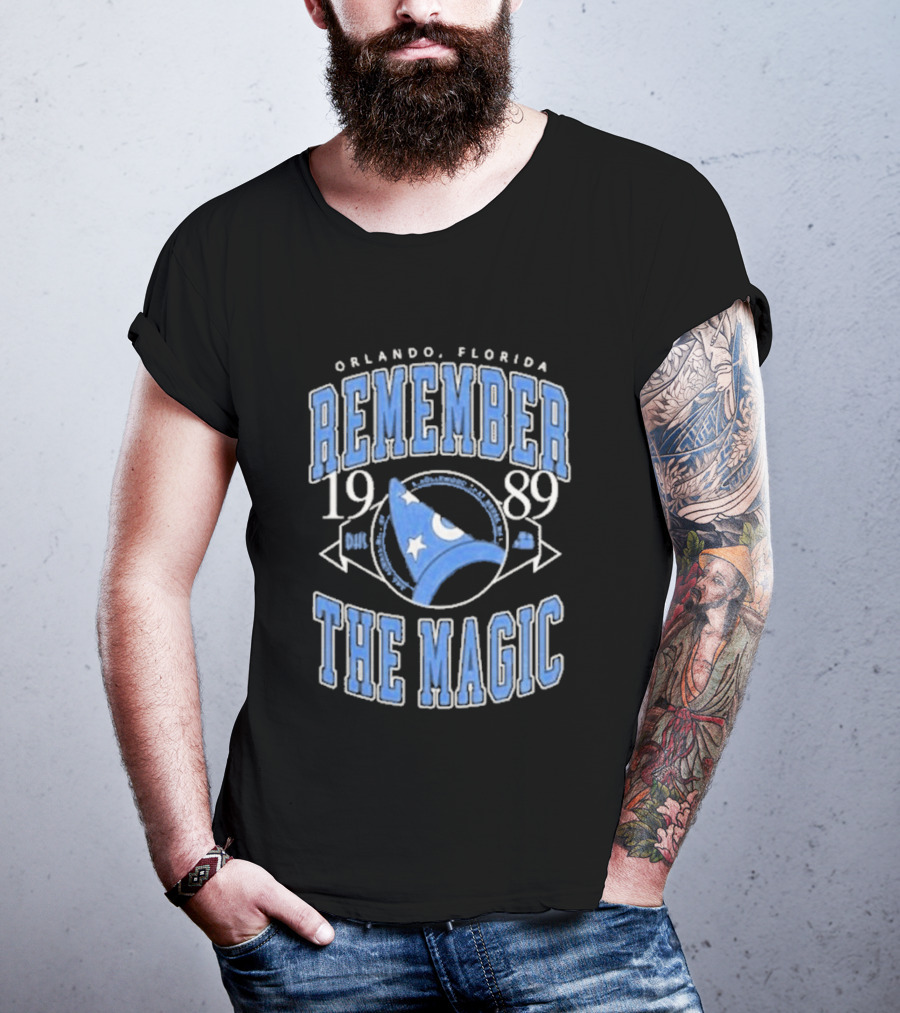 Orlando Florida Remember The Magic 1989 Hat Stars Moon T-Shirt