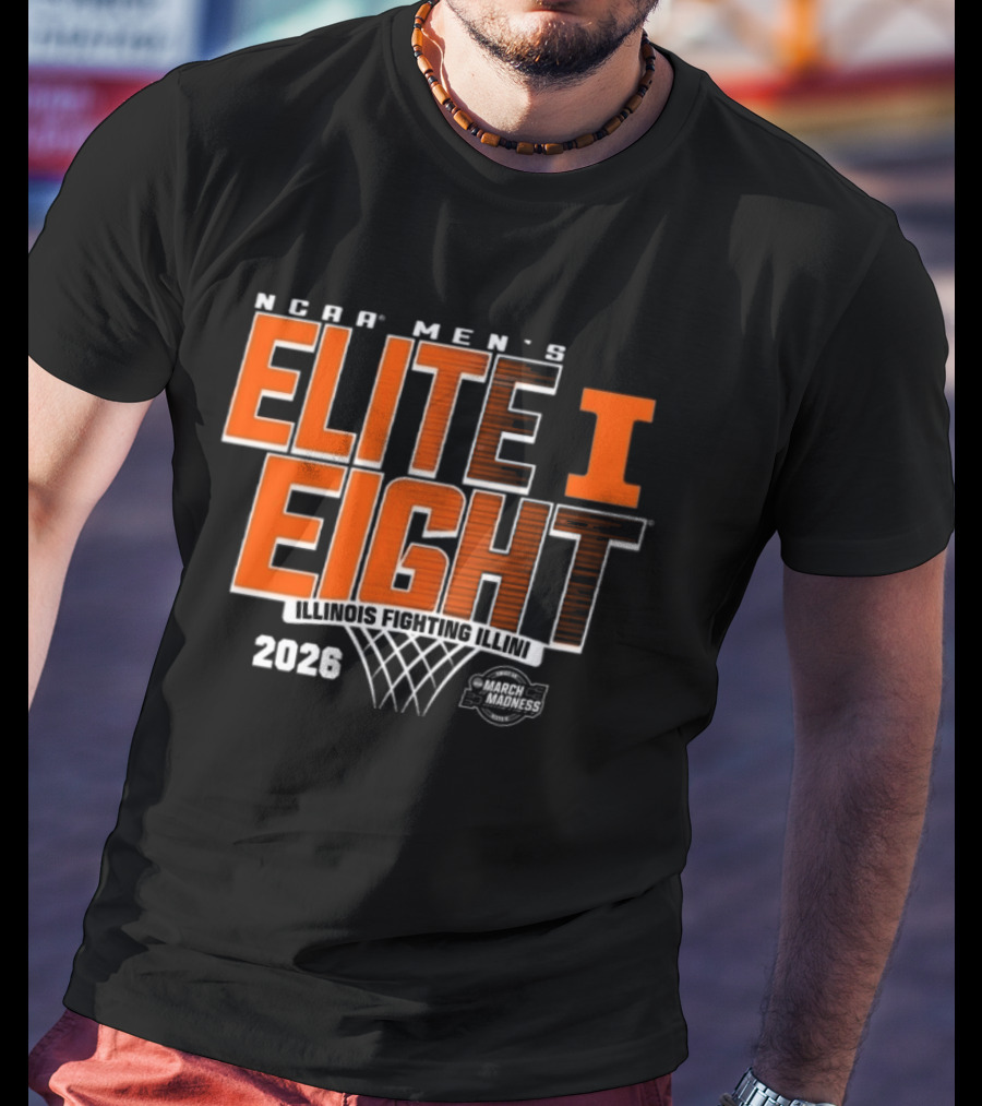 NCAA Men's Elite Eight 2026 Illinois Fighting Illini March Madness T-Shirt