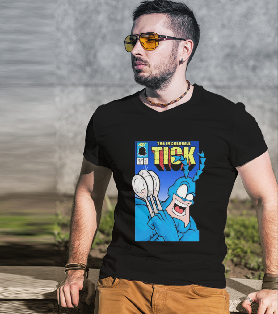 The Incredible Tick Spoon NEC Comic 324 T-Shirt