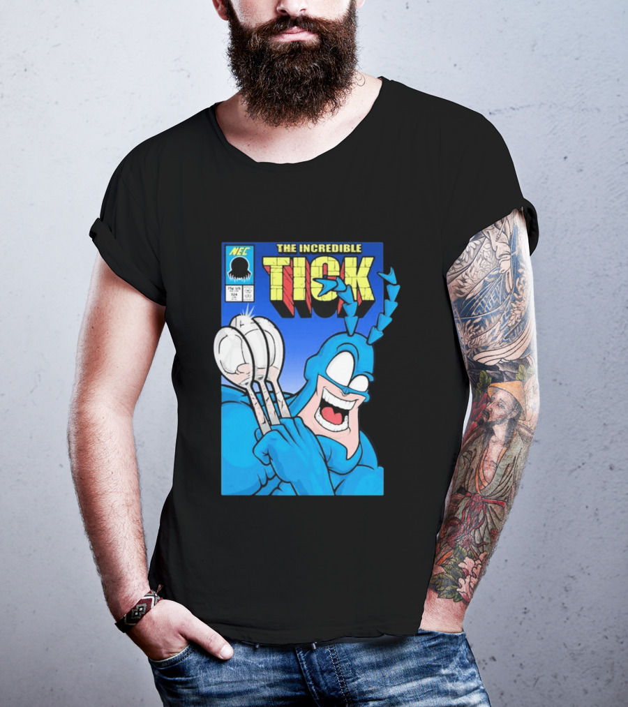 The Incredible Tick Spoon NEC Comic 324 T-Shirt