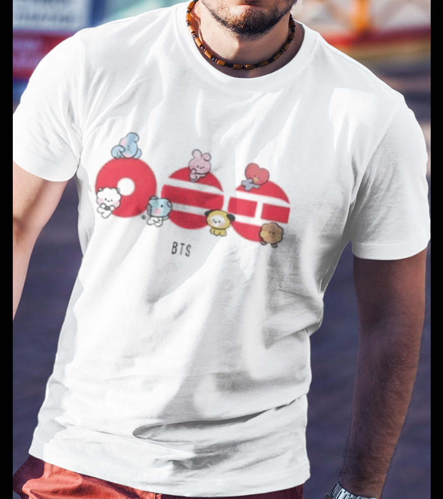 BTS Arirang Tour 2026 BT21 Characters T-Shirt