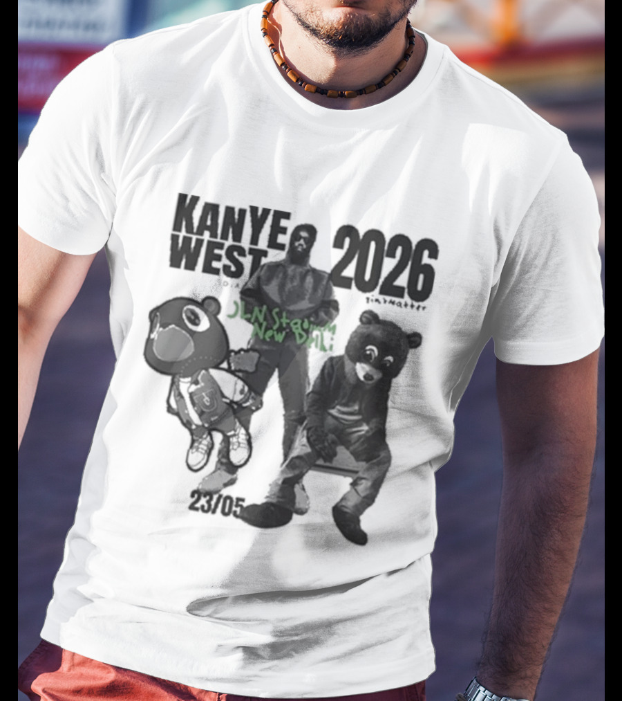 Kanye West 2026 Live In India Stadium Tour T-Shirt