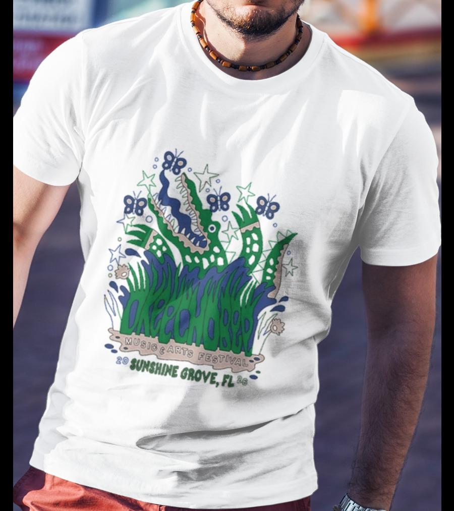 Okeechobee Music & Arts Festival Sunshine Grove FL 2026 Lineup T-Shirt