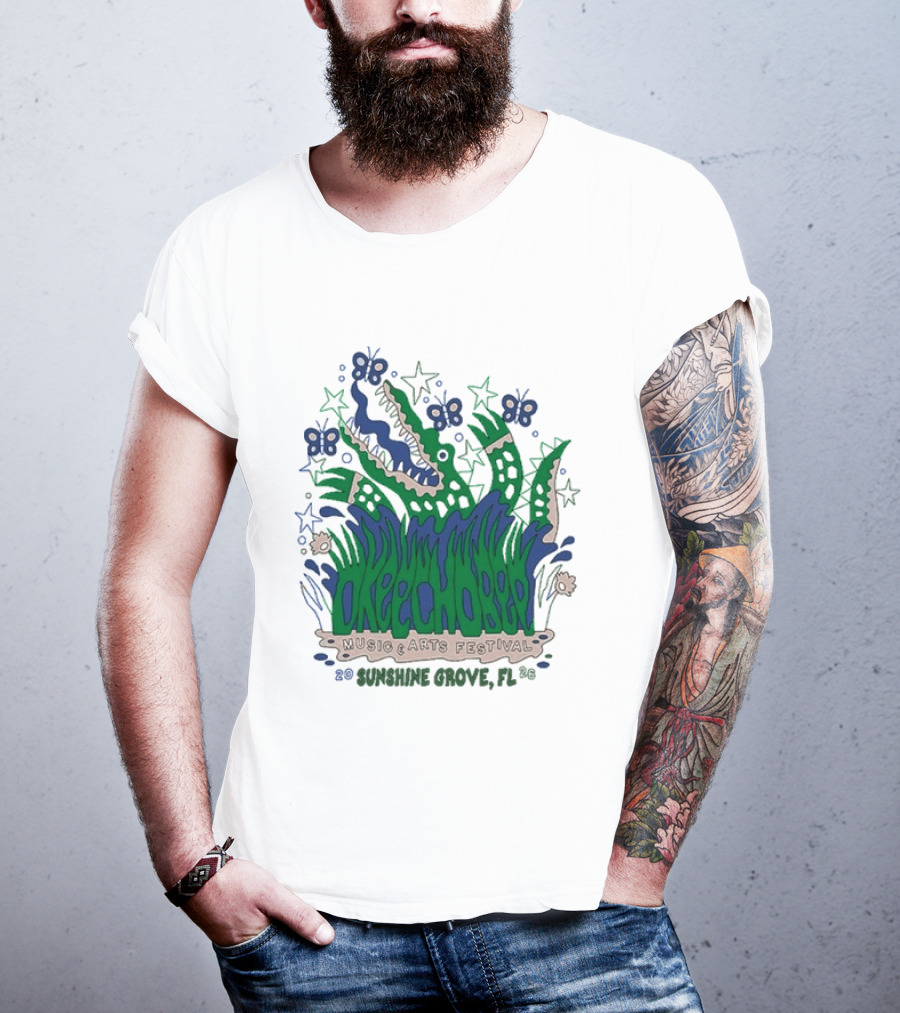 Okeechobee Music & Arts Festival Sunshine Grove FL 2026 Lineup T-Shirt