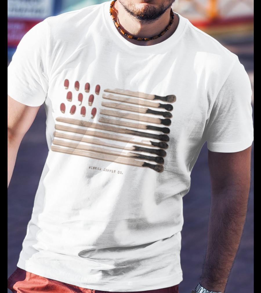 Noah Rinker Rinker Supply Co Matches American Flag T-Shirt