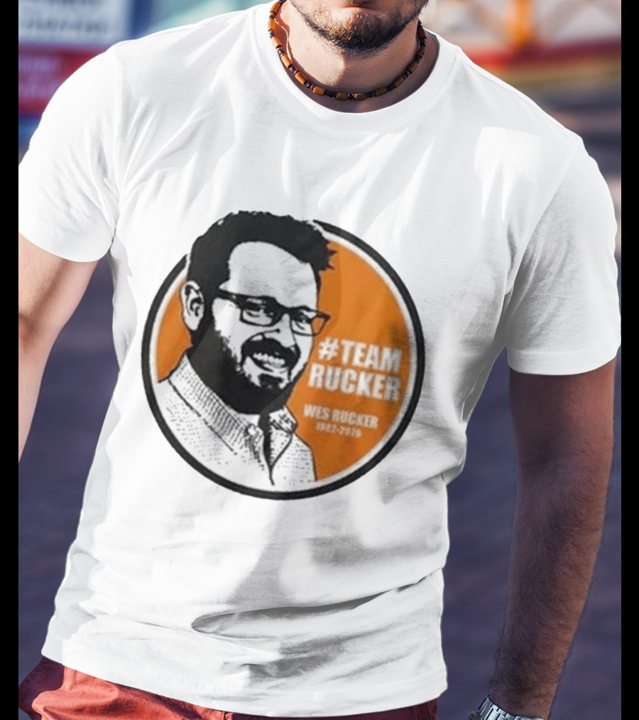 Tennessee Volunteers #TeamRucker Wes Rucker 1982 2019 T-Shirt