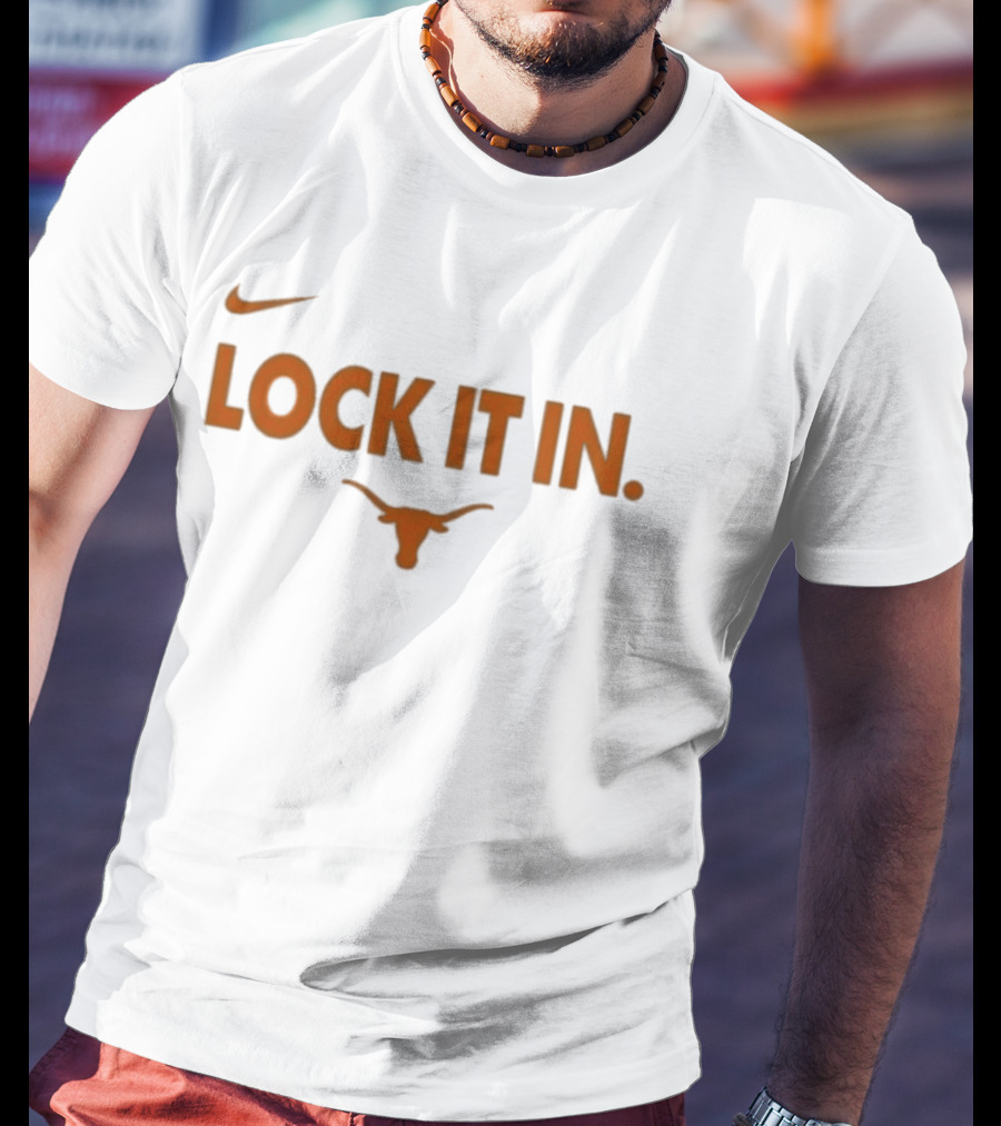 Texas Women's Basketball March Madness Lock It In Nike Longhorns T-Shirt