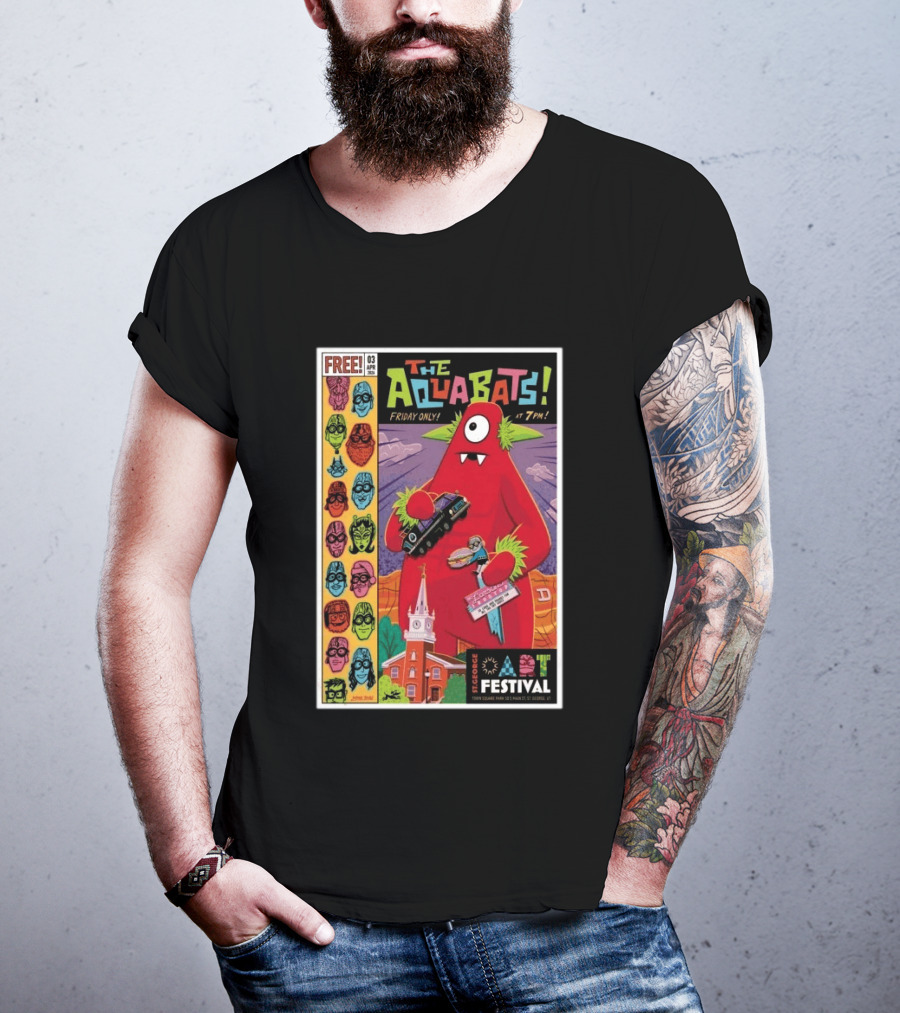 THE AQUABATS! St. George Festival April 3 2026 Featuring Monster And Masked Characters T-Shirt