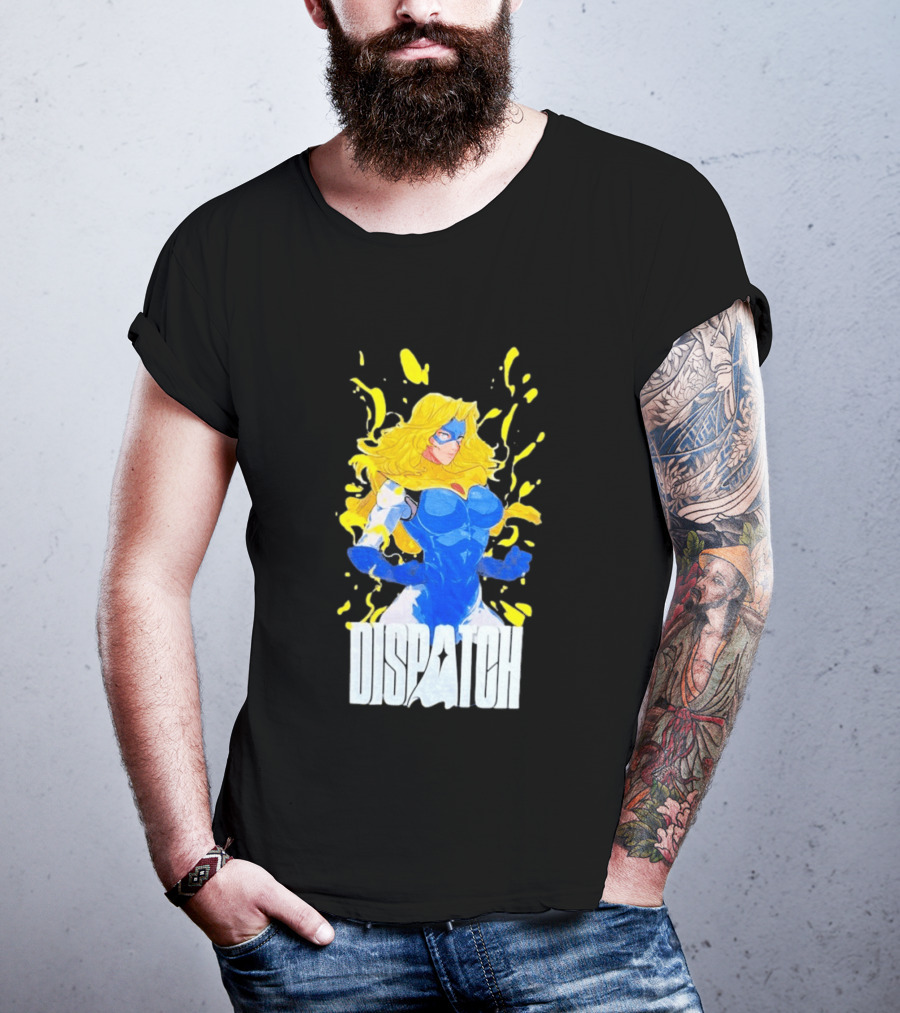 Dispatch Blonde Blue Heroic Character Blazer T-Shirt