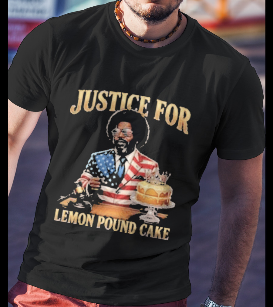 Justice For Lemon Pound Cake Afroman American Flag Suit T-Shirt