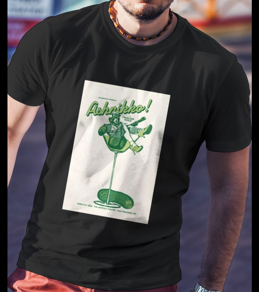 Ashnikko Princess Nokia The Warfield Theatre San Francisco March 21 2026 T-Shirt