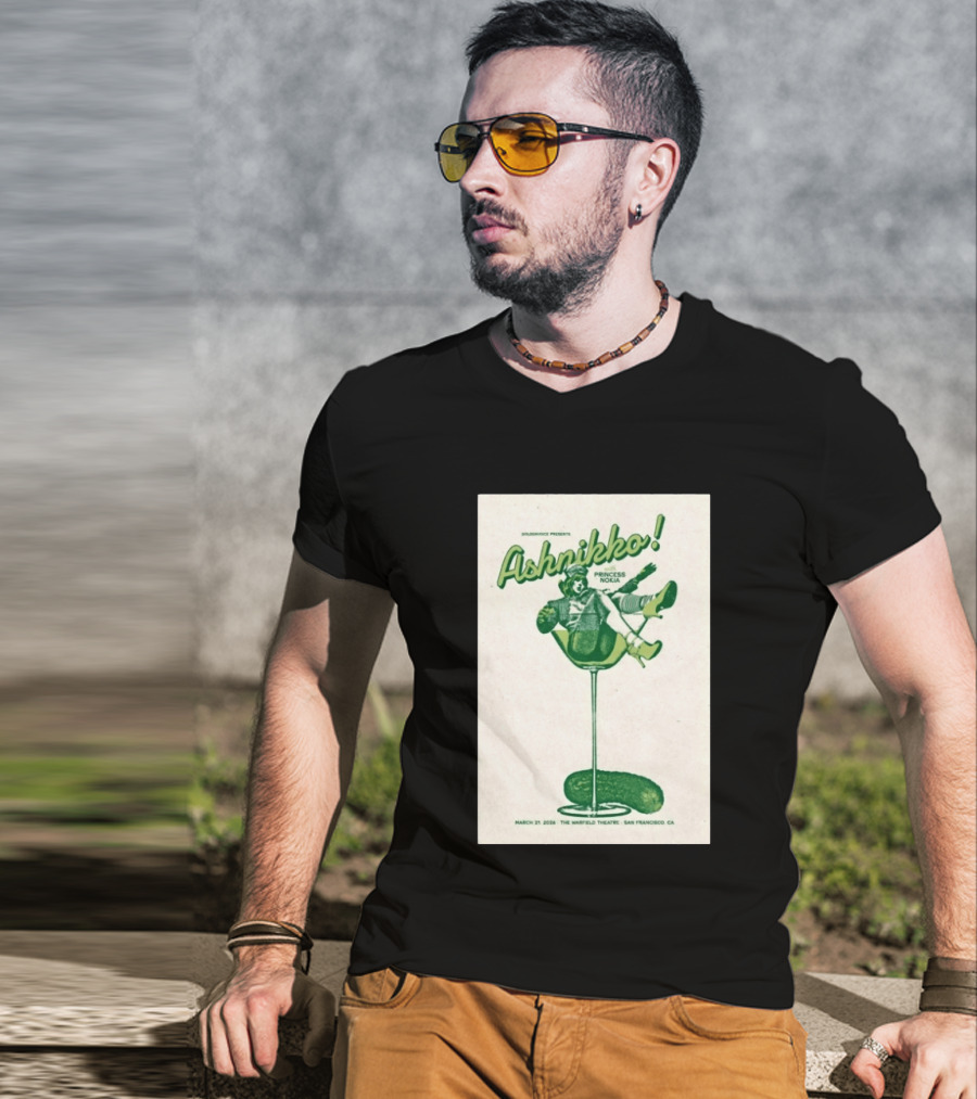 Ashnikko Princess Nokia The Warfield Theatre San Francisco March 21 2026 T-Shirt