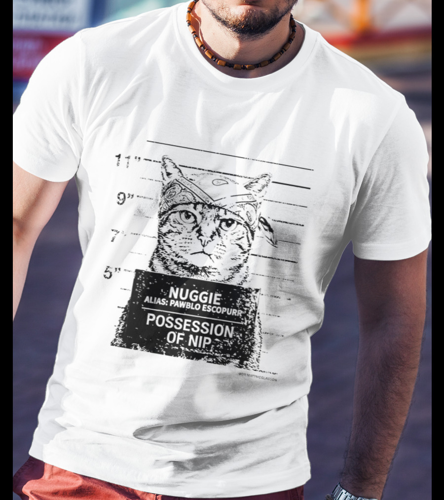 Pawblo Escopurr Cat Nuggie Possession Of Nip Shot T-Shirt