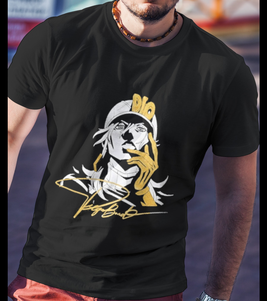Hobby Genki Diego Dio Jojos Bizarre Adventure Signature T-Shirt