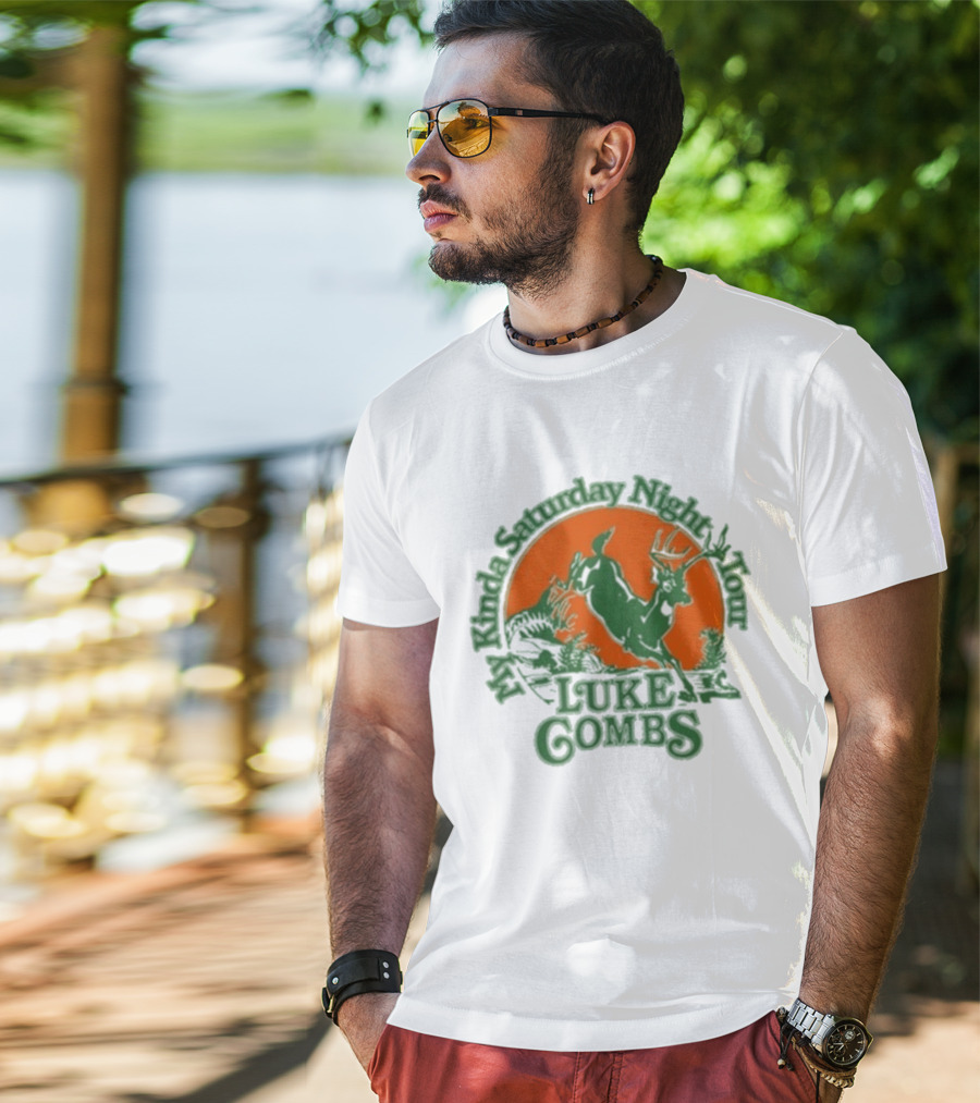 Luke Combs My Kinda Saturday Night Deer Tour 2026 T-Shirt
